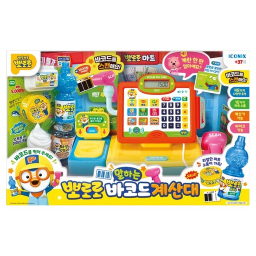 뽀로로 말하는 바코드 계산대, 혼합색상, 1개