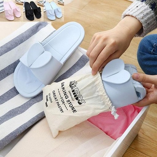 여백 접이식 휴대용 슬리퍼 여행용 폴딩 거 욕실 남여
