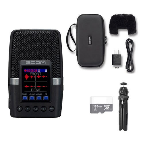 풀패키지 H2essential(메모리128GB+악세사리팩+고정삼각대포함)오디오 장비 악기 연주 AS가능 32bit H2E 에센셜