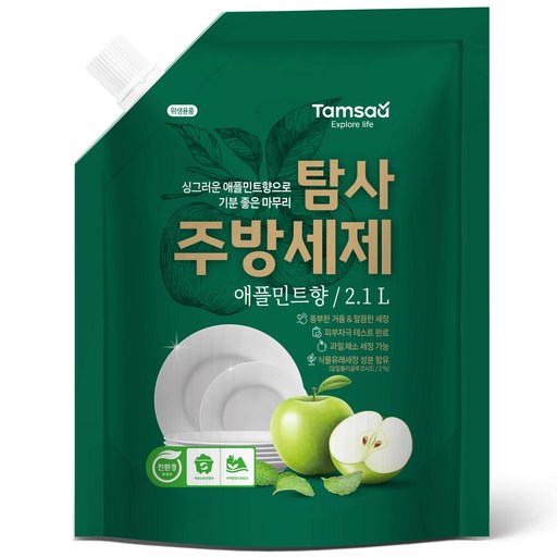 탐사 친환경 주방세제 애플민트향